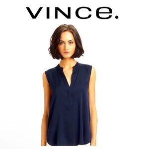Vince Silk Sleeveless top Medium